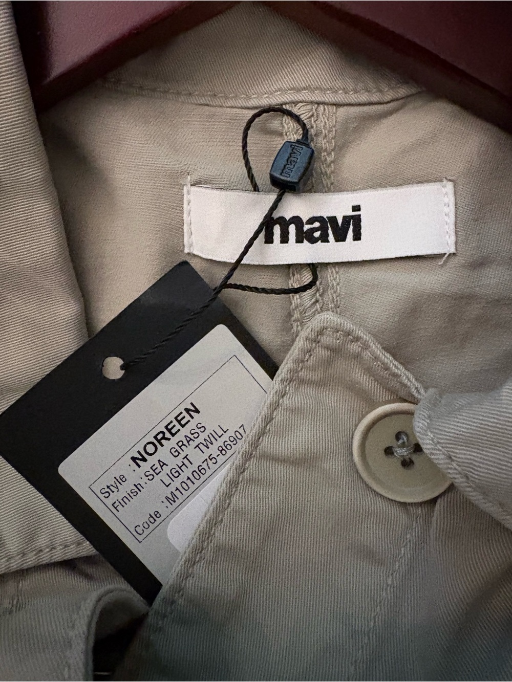 Mavi Jeans Noreen Stretch Cotton Twill Romper - Picture 5 of 7